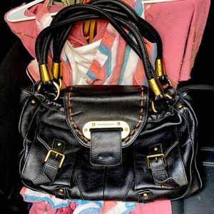 Dolce & Gabbana XX Anniversary Brown Leather Shoulder Hobo Magnetic Flap Handbag